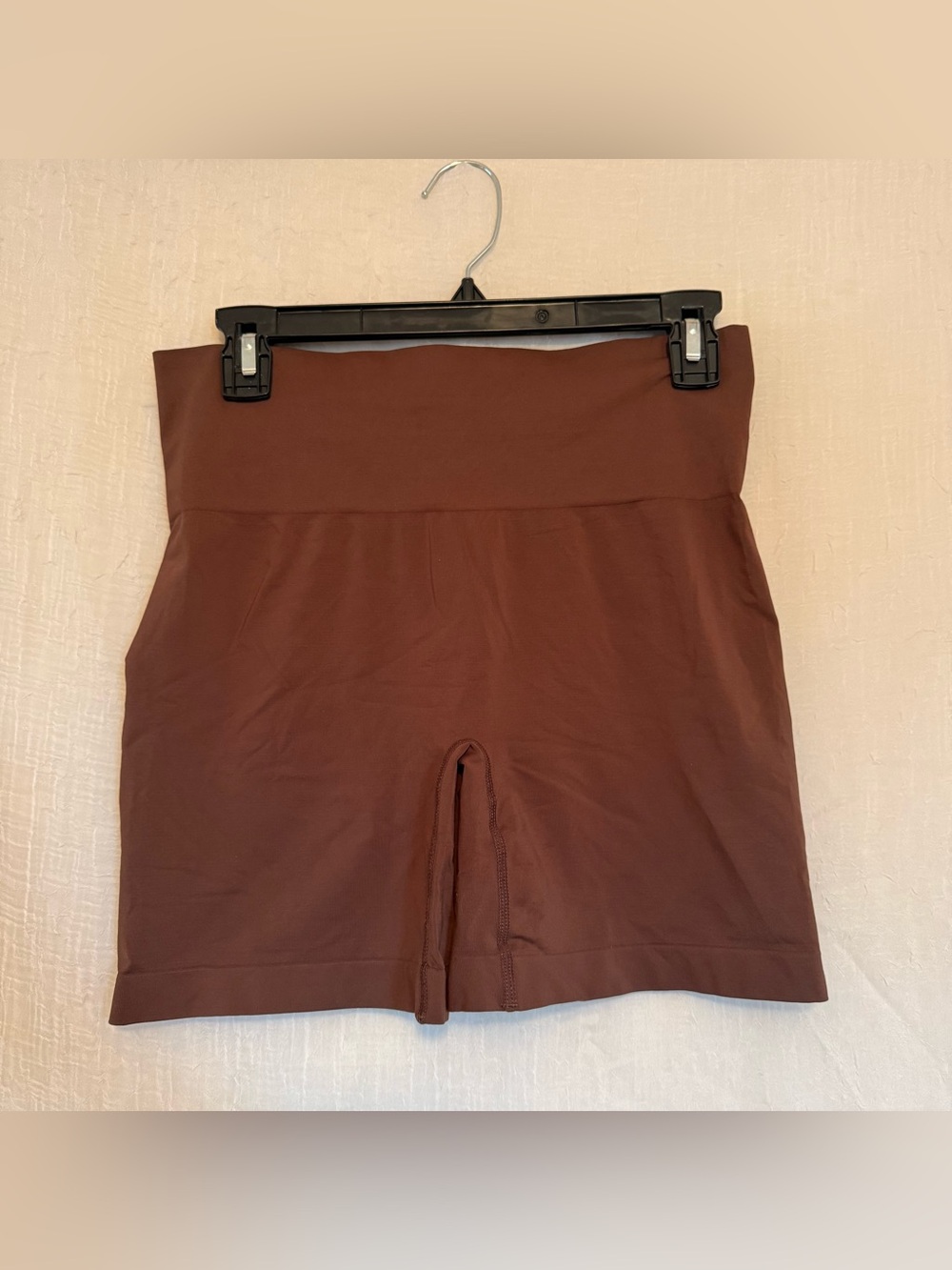 SKIMS Brown Soft Seamless High-Rise Shorts
